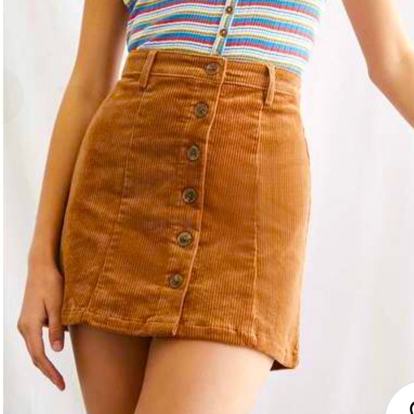 Forever 21 Dresses & Skirts - Copper Corduroy Skirt